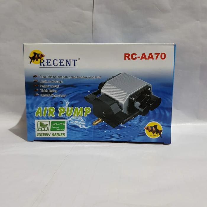 Recent Air Pump Rc-AA70 mesin Aerator 8 lubang