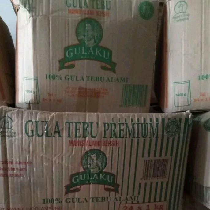 Gulaku Dus ( 24bks x 1kg ) / Gulaku Karton / Gula hijau Dus / Gula Kuning Dus / Sugar