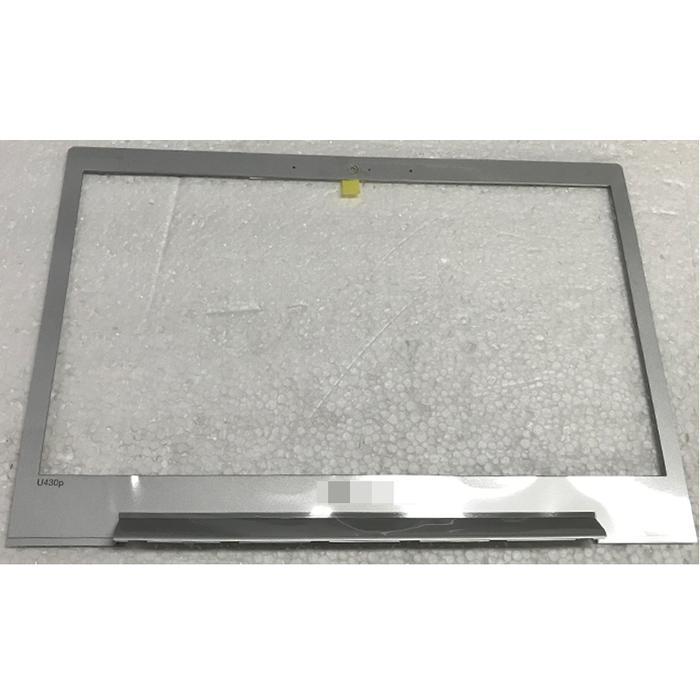 Casing Laptop New For Lenovo Ideapad U430 U430T U430P Silvery LCD Front Bezel Cover Frame B Case she