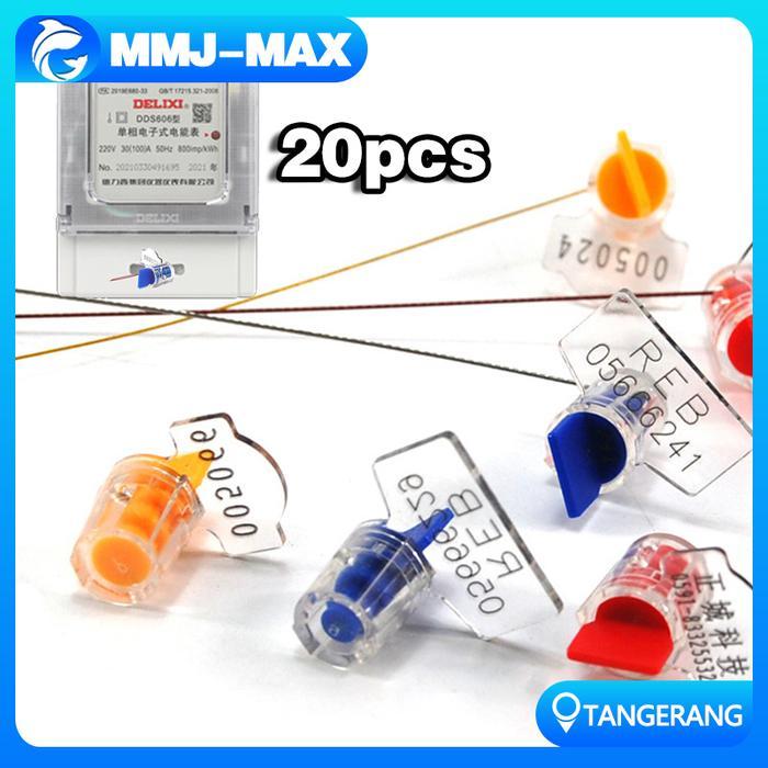 Ready Terlaris Segel Meteran Listrik PLN 20pcs/Segel Meteran Air/Segel Putar PLN Murah