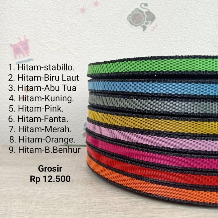 SALE  Tali webbing 1 cm / bisban 1 cm ORIGINAL