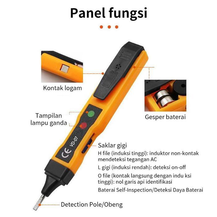 NEW AC/DC Tespen Listrik Cek Kabel Putus/tespen Listrik/tespen Digital/taspen Listrik/tespen