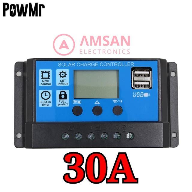 Scc Pwm 30A Powmr Solar Charger Controller