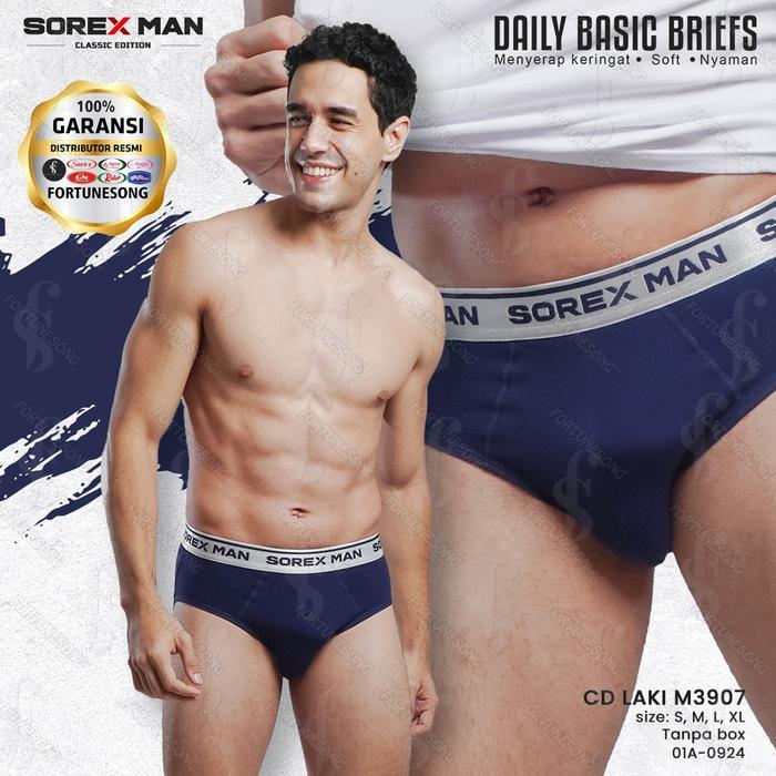 Fortunesong Dalam Pria Celana Dalam Pria Sorex Super Soft Daily Basic Briefs Art 3907 Ukuran M Dalam