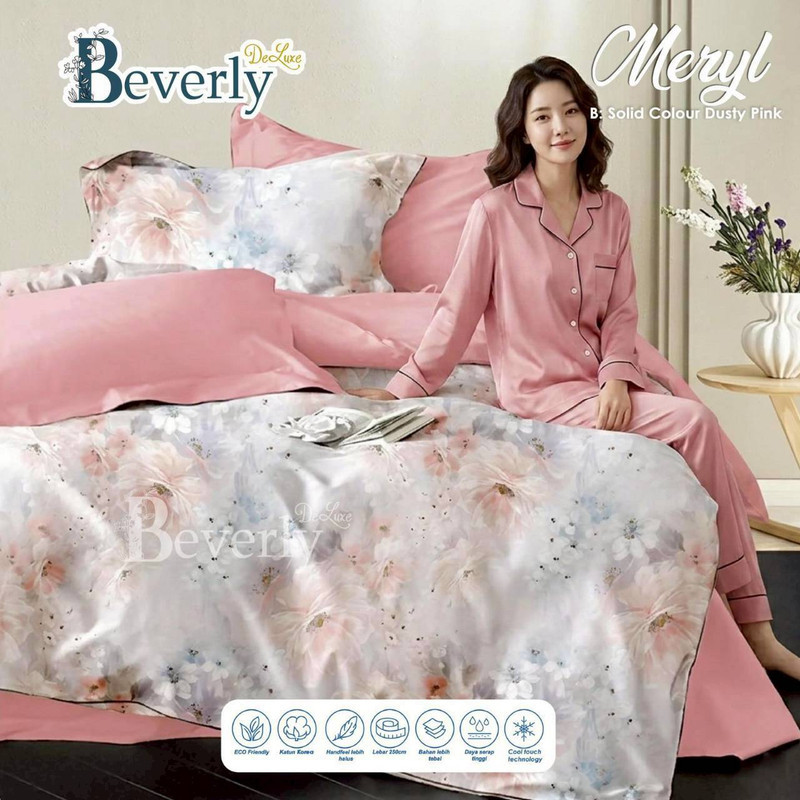 Bedcover & Sprei Premium Katun BEVERLY Motif Meryl