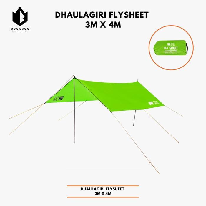 Ada Stok FLYSHEET DHAULAGIRI 3X4 Cm - Dhaulagiri Flysheet 3M X 4M Ultralight -P
