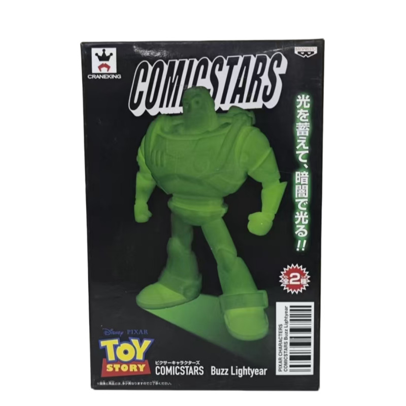 Bandai genuine anime Buzz Lightyear Woody desktop figurine accessories for children's holiday gifts