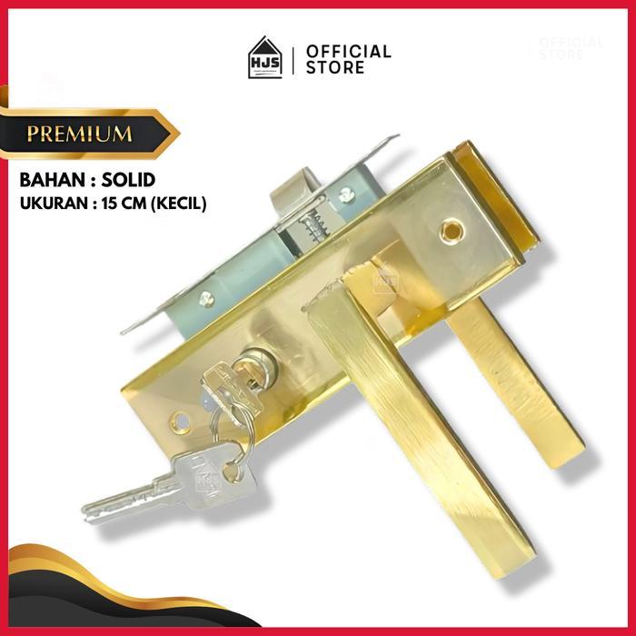 SALE ! [HJS] Handle Set Pintu Kecil 15cm - Handle Pintu Kotak Bulat/Minimalis/Elegan ORIGINAL