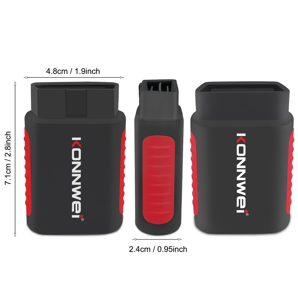 KONNWEI KDIAG Full System OBD2 Scanner Bluetooth Car Diagnostic Scan Tool ABS SRS Transmission