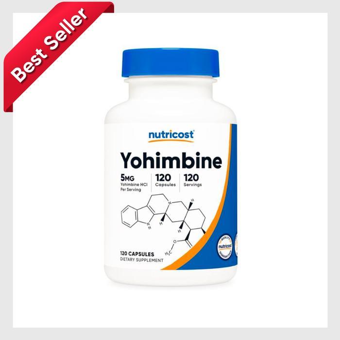 Nutricost Yohimbine HCl 5mg 120 caps Quebrachine Yohimbe Extra St