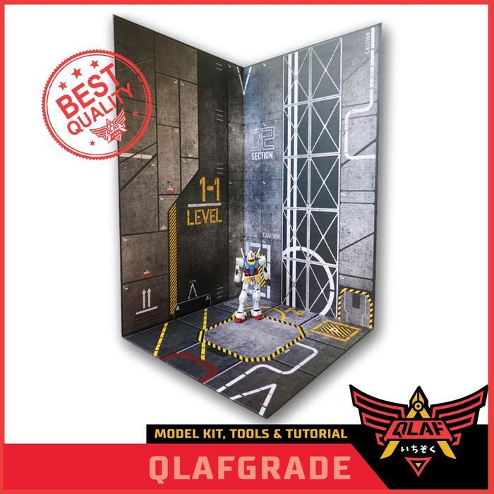 HANGAR MECHA DISPLAY gundam gunpla background hangar mechanic