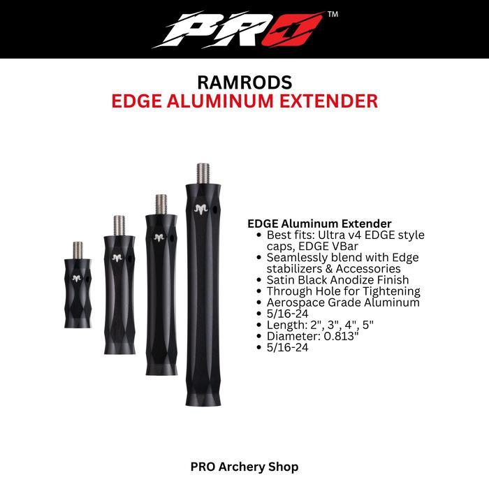 Ramrods Edge Extender Aluminum / Extender Stabilizer Extender Ramrods Alat Panahan