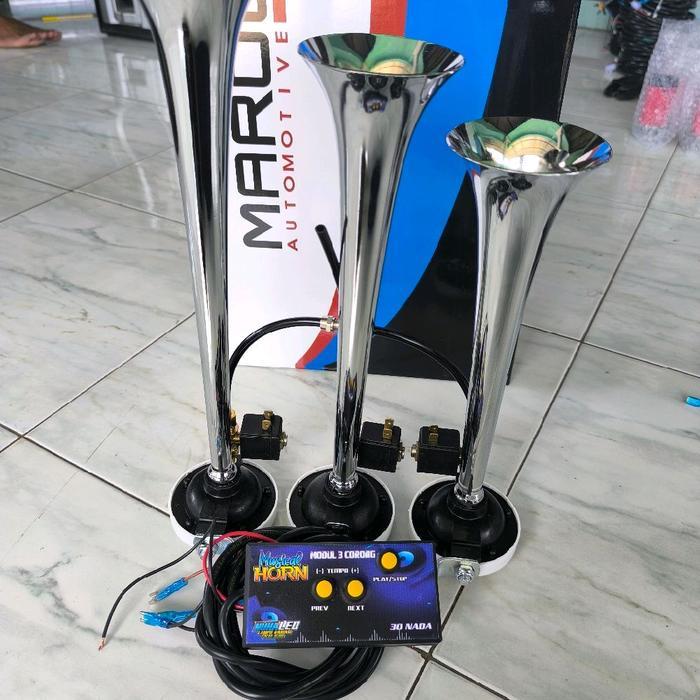 Promo Klakson Basuri 3 Corong 30 Nada Original
