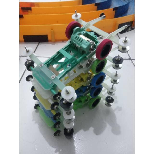 Tamiya Speed Nascar Fiber Chasis Dan Bemper