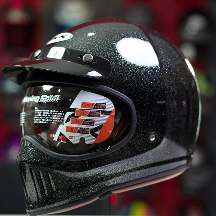 Helm INK Trooper Retro Classic Solid Cakil Fullface Original
