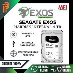 Seagate EXOS Enterprise / Server HDD 4TB Garansi Resmi 5 Tahun 100% ORIGINAL MFI