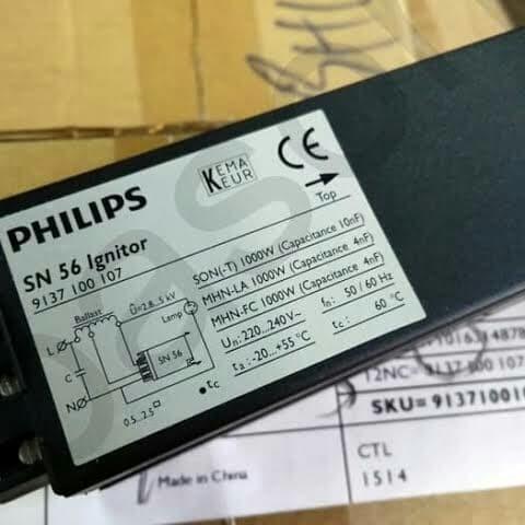 IGNITOR SN 56 TIPE SON-T / CDM/MH 1000 WATT 220V MERK PHILIPS