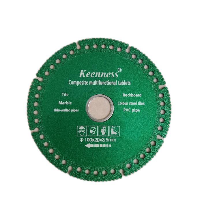 Pisau Gerinda Multi Fungsi Keennees 4" potong pipa PVC triplex keramik asbes