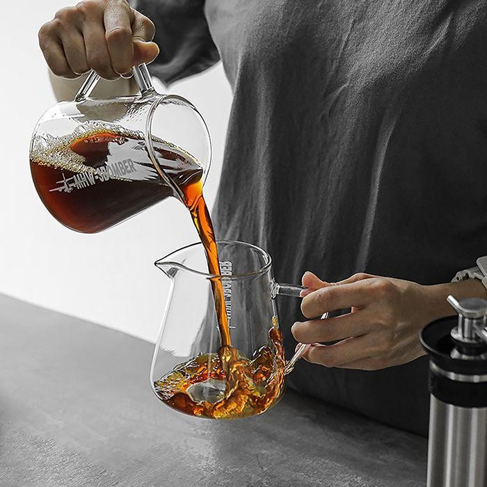 

MHW-3BOMBER - ELF COFFEE SERVER 500ML - GELAS SERVER KOPI V60 MANUAL BREW - GREY