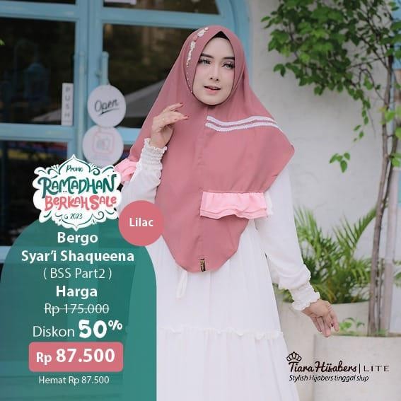 HIJAB INSTANT BSS PART 2/HIJAB INSTANT BSS PART 2/HIJAB SYAR'I SHAQUEENA/BY TIARA HIJABERS BUTIK