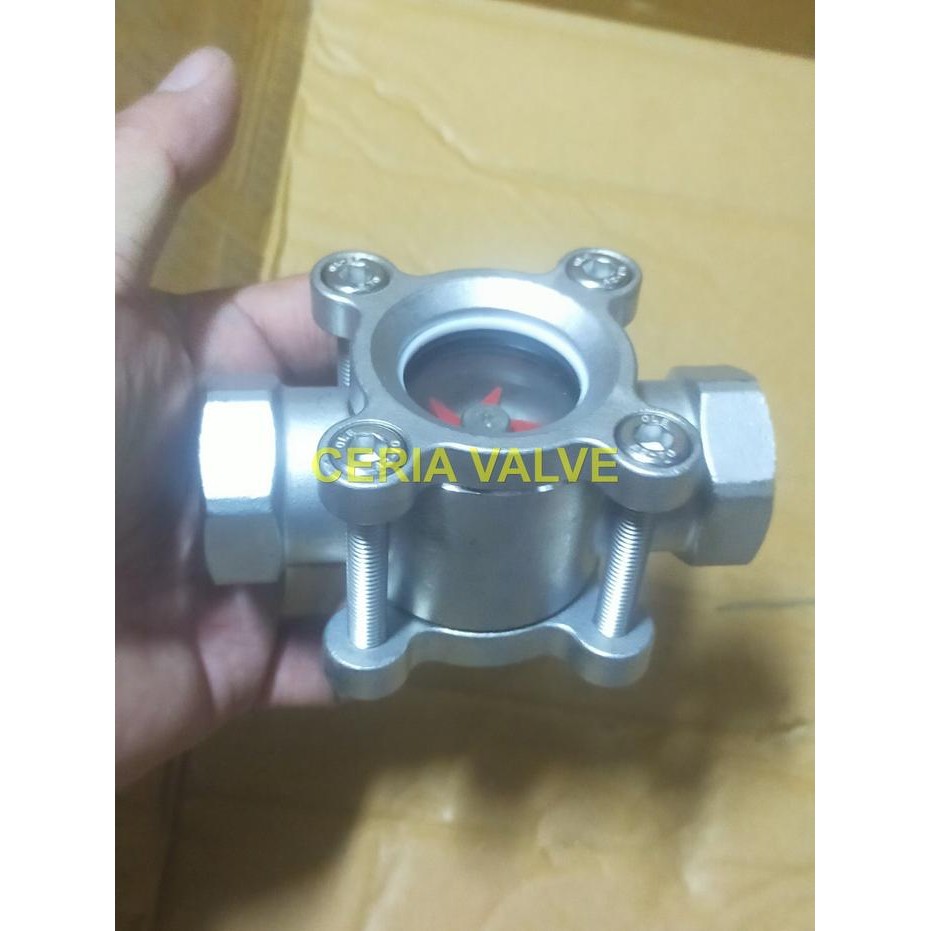 Sight Glass Flow Indicator 1/2'' Inchi Dn 15 / Sight Glass 1/2'' Inchi