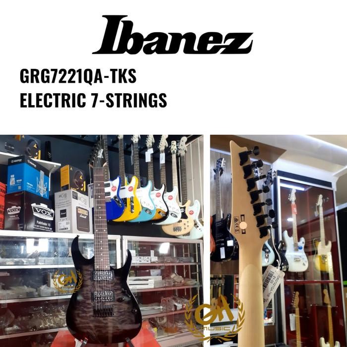 IBANEZ GRG7221QA ELECTRIC GUITAR 7 STRINGS - GITAR ELEKTRIK 7 SENAR