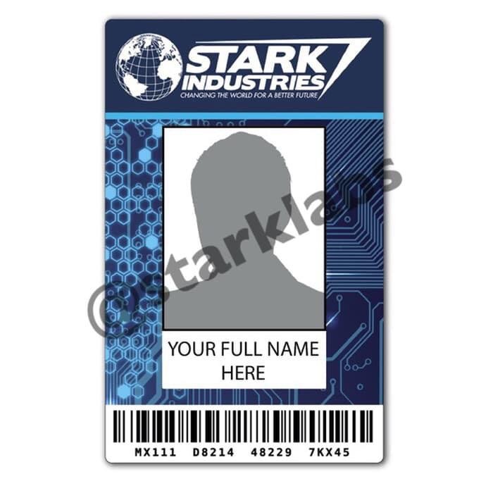 

Mandiri eMoney 2 sisi + Lanyard ID Card Tony Stark Industries Iron Man