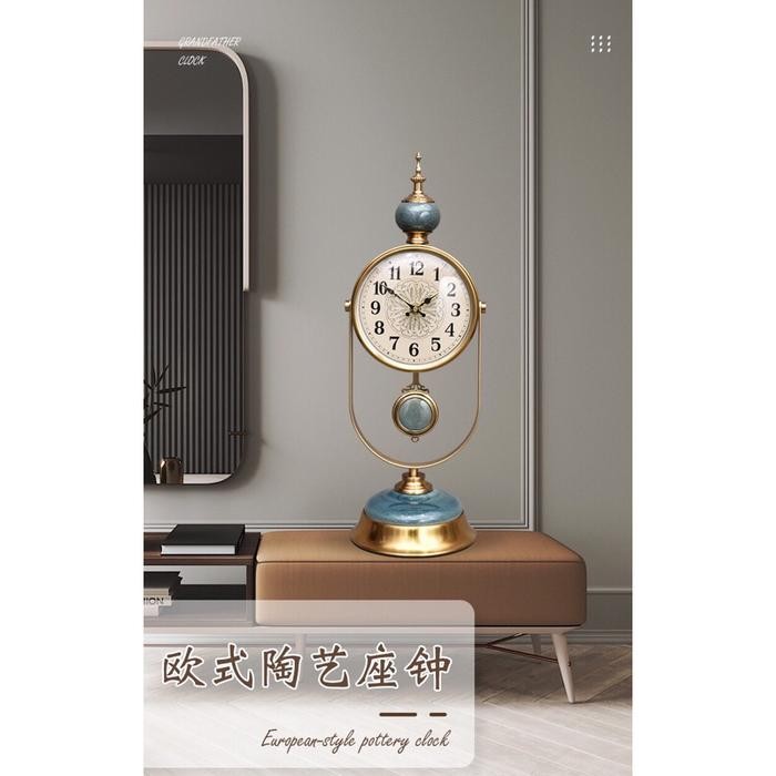 Jam Meja Retro Eropa / Jam Ruang Tamu