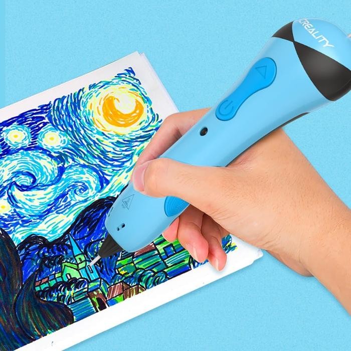 

Promo! Creality Kids 3D Pen Low Temperature Child Safe Free 6 Roll Filament