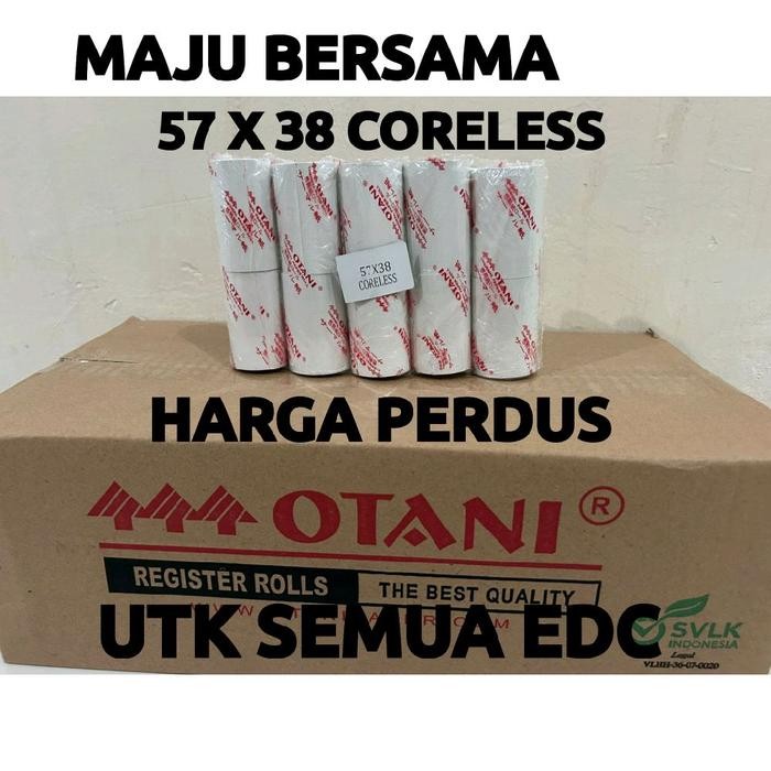 

Pilihan- Thermal Paper Roll 57X38 Merk Otani Harga Perdus