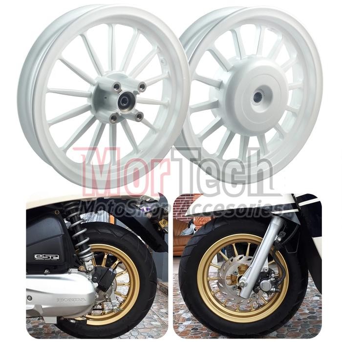 Velg Pelek Rossi Galaxy Model Daytona Ring 12 All New Scoopy Fi Esp
