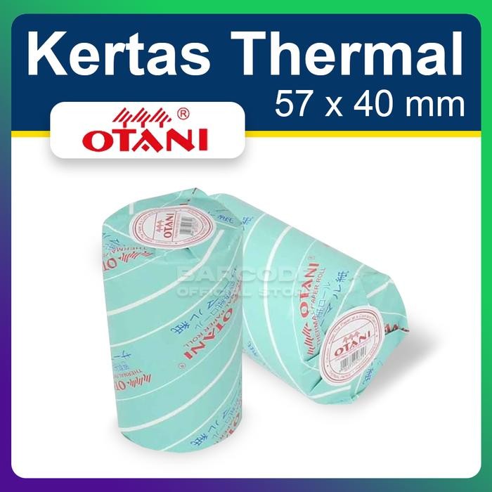 

Kertas Thermal 58 x 40 mm - Roll Kasir Thermal Mobile Printer OTANI