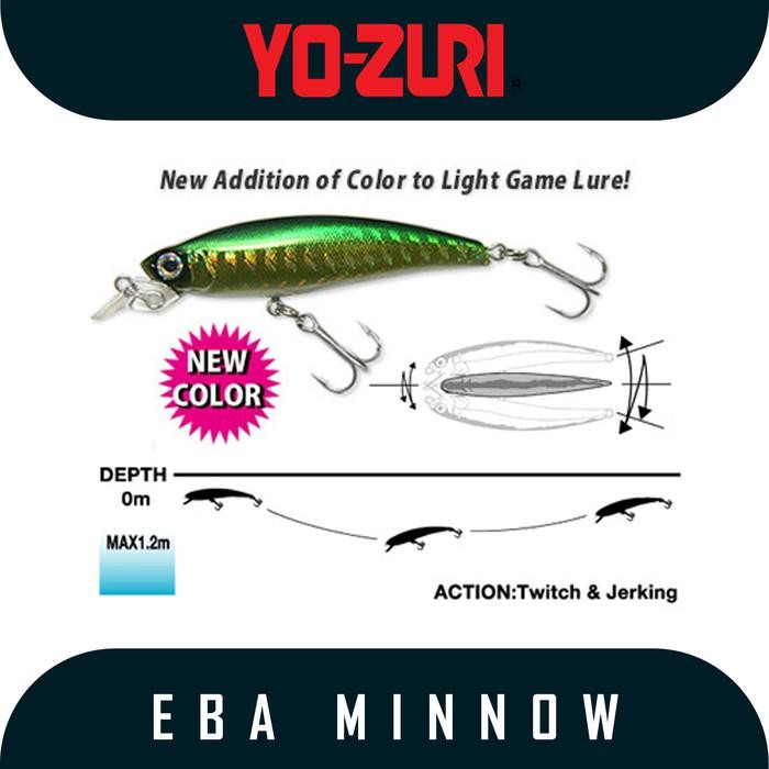 Umpan Casting / Lure Merk Yo-Zuri Type Eba Minnow 55mm 4gr