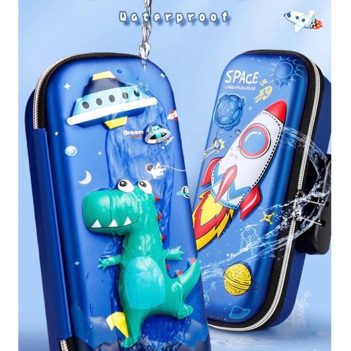 

TEMPAT PENSIL EVA SEKOLAH BESAR LOCK KUNCI SCHOOL PENCIL BAG BOX /