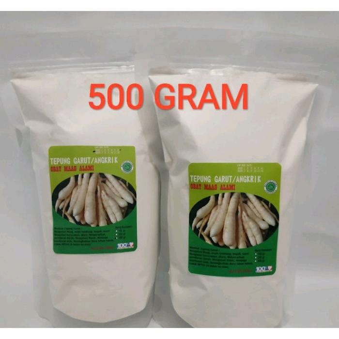 

Pilihan- 500 Gram Tepung/Pati Garut Original Organik Rendah Gula