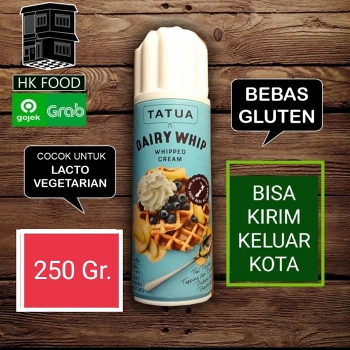 

Pilihan- Tatua Aerosol Whipped Cream 250 Gr.