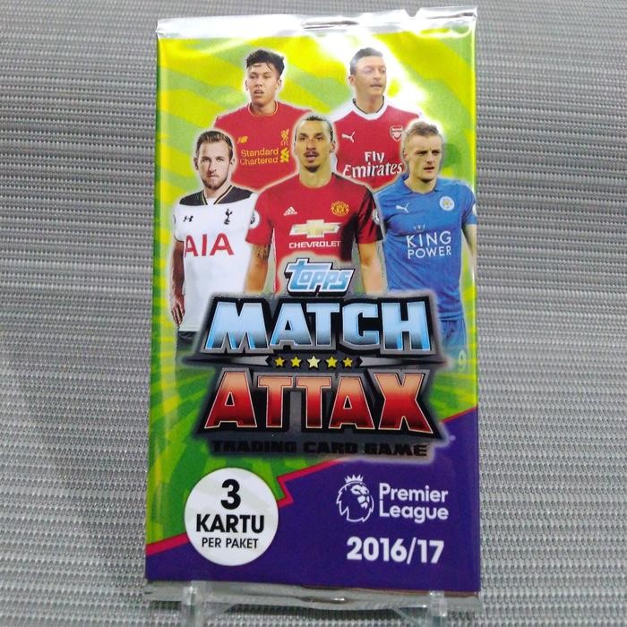 match attax epl 2016/2017 sealed pack [kualitas terbaik]