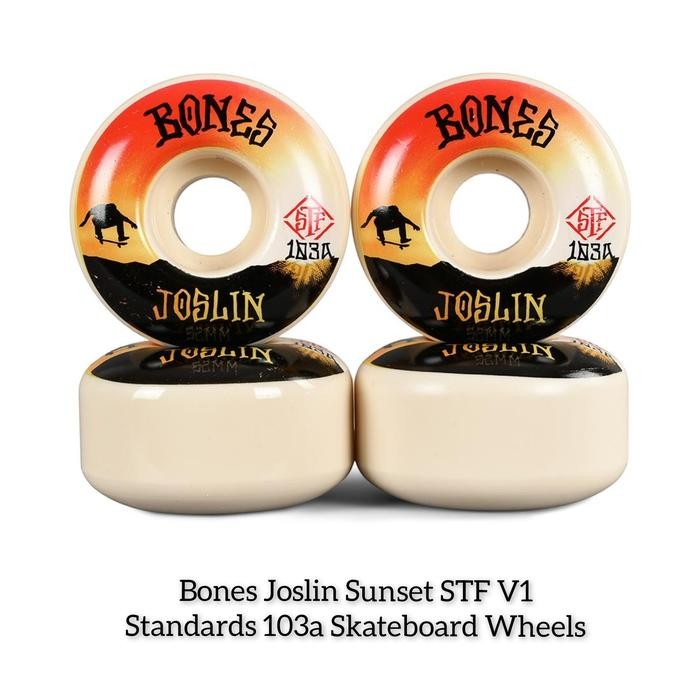 Wheels / Roda Skateboard Bones Joslin Sunset STF V1 Standards 103a