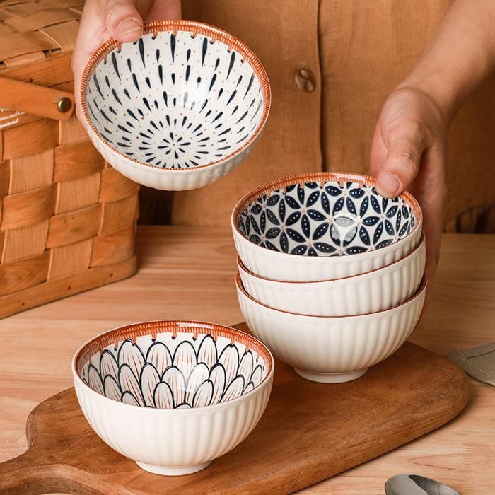 Souvernir mangkok set kerak grosir