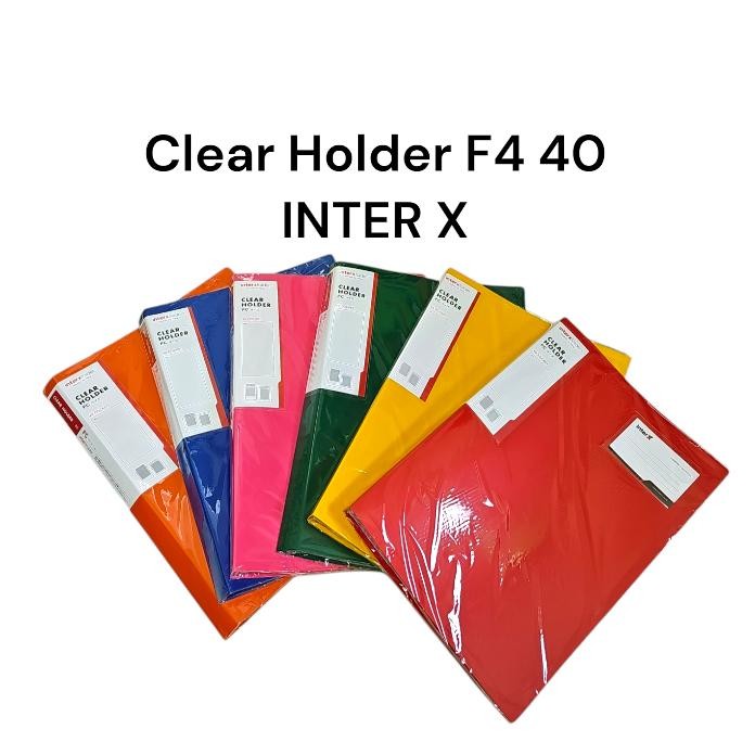

Melayani Faktur Pajak! Clear Holder F4 40 Inter X Folder (Pc) Bahan Tebal & Kuat