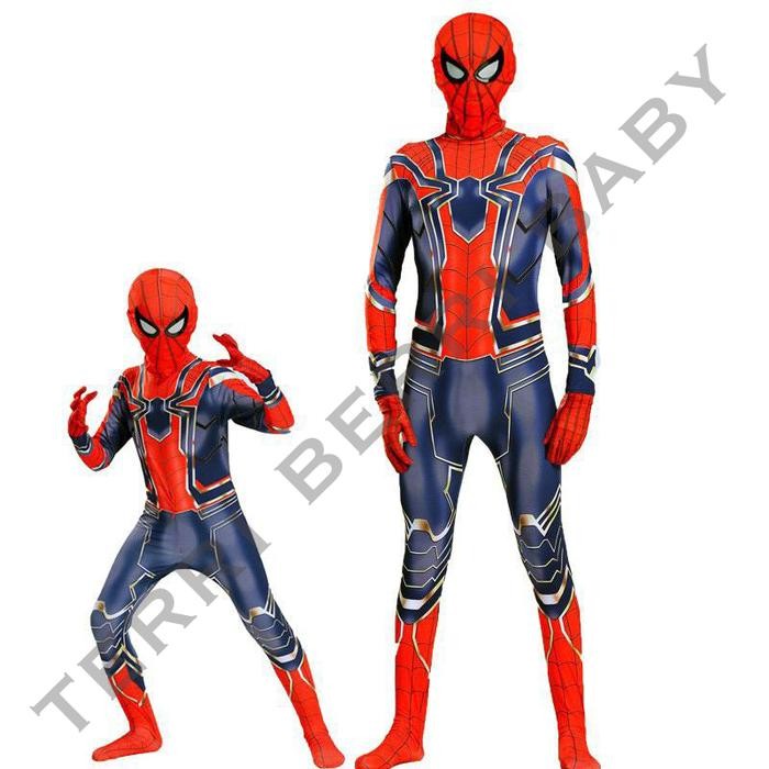 ASLI Kostum anak spiderman hadiah anak laki laki ulang tahun READY STOCK