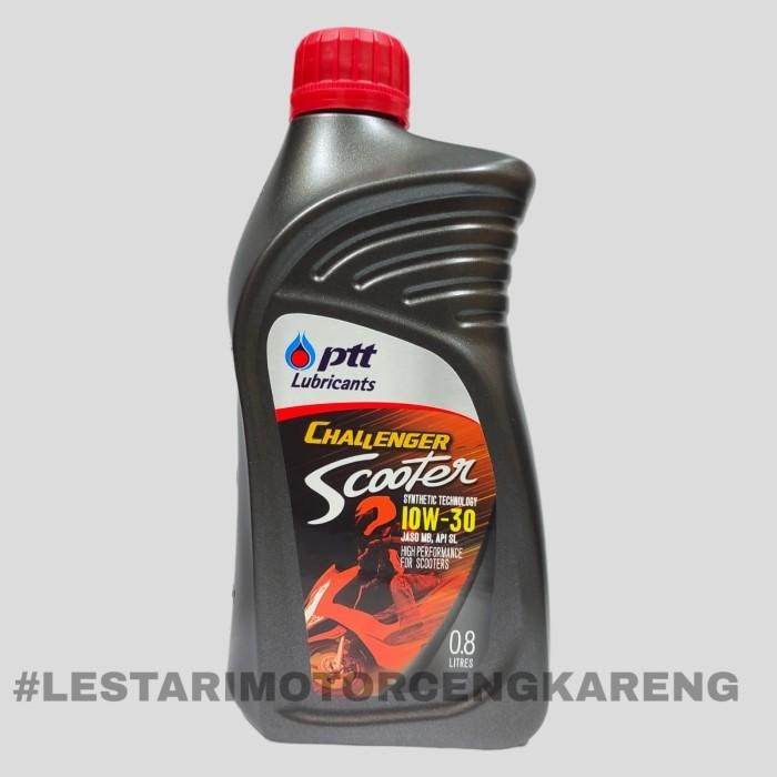 Pilihan- Oli Ptt Challenger Scooter 10W30 Synthetic 100% Asli Ptt Grosir