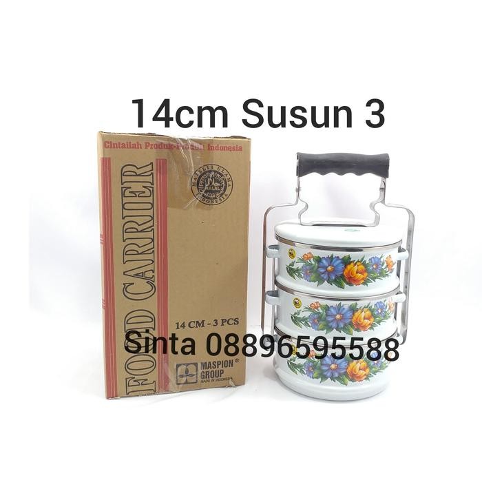 Rantang Enamel 14Cm Susun 3 Maspion