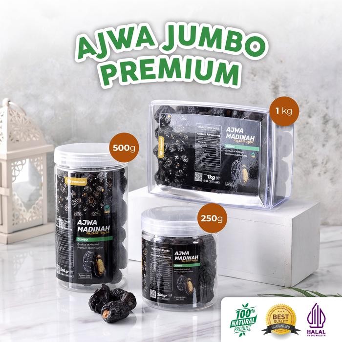 

Pilihan- Kurma Ajwa Jumbo Premium Madinah Original 100% Kurma Ajwa Aliyah Aliya