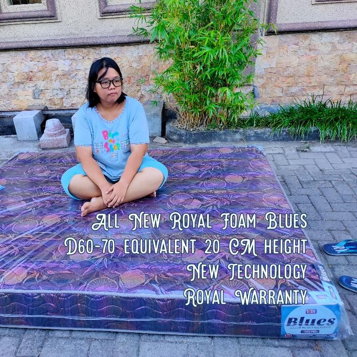Pilihan- Real Ori Orthopedic Royal Blues Super Fiber Foam Equal D60+ Kasur Busa Medicare