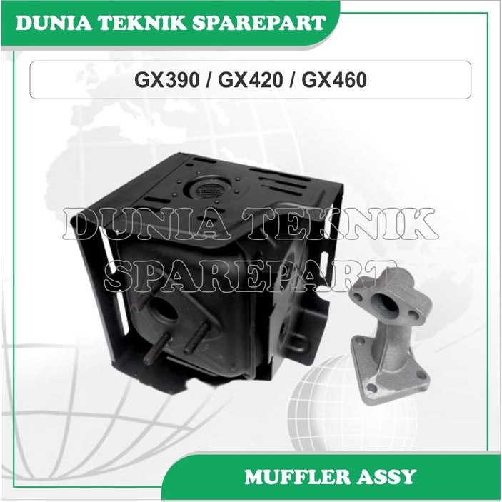 Muffler Assy / Knalpot / Silencer Gx390 Gx420 Gx460