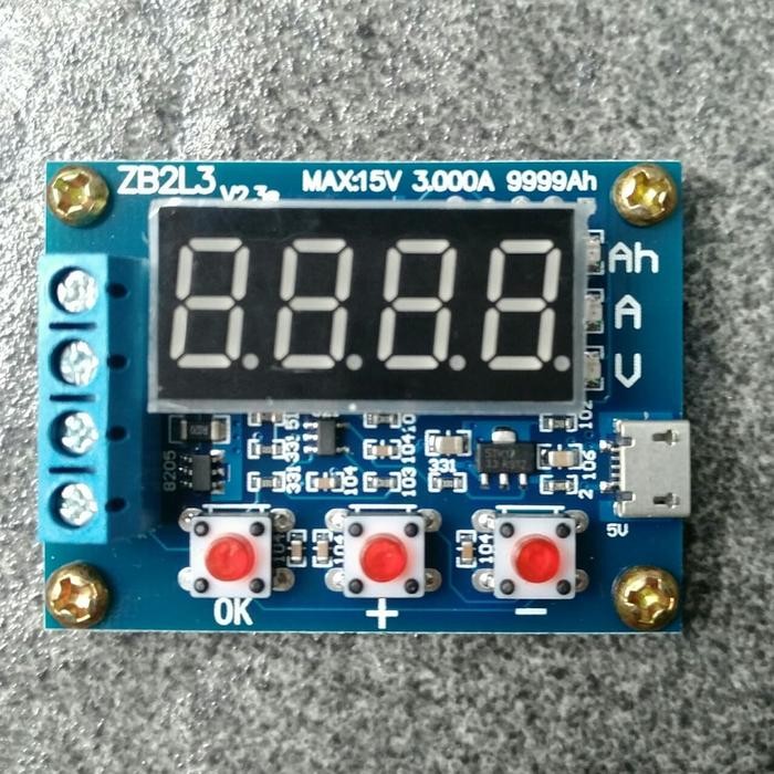 New Zhiyu ZB2L3 Battery Tester Capacity Modul Alat Discharge Baterai