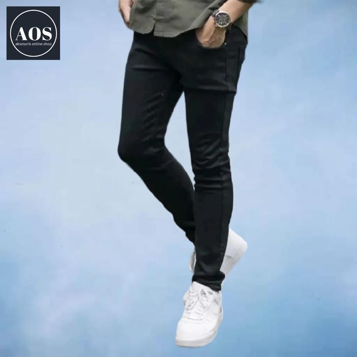 Fitras Collection - Celana Jeans Putih Pria Celana Jeans Biru Muda Pria Celana Jeans Abu Pria Celana