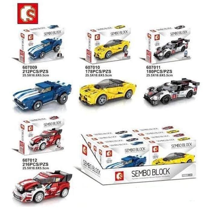Pilihan- Mainan Anak Sembo Block Mobil Balap Sembo Block Famous Car Kado Ultah