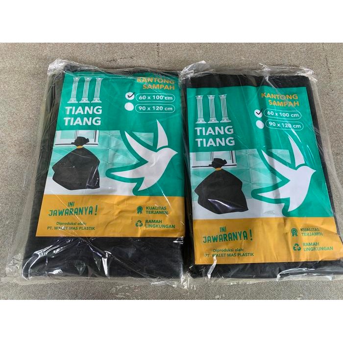 Pilihan- Trash Bag 60X100 - Kantong Plastik Trash Bag 60X100 Walet Mas Isi 12